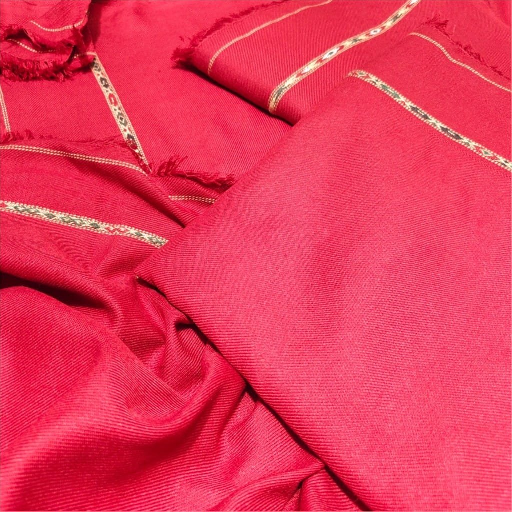 Red Classic Style Shawl